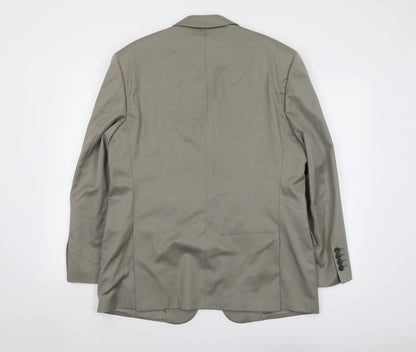 Mens UK Size 40 Marks and Spencer Regular Green Suit Jacket