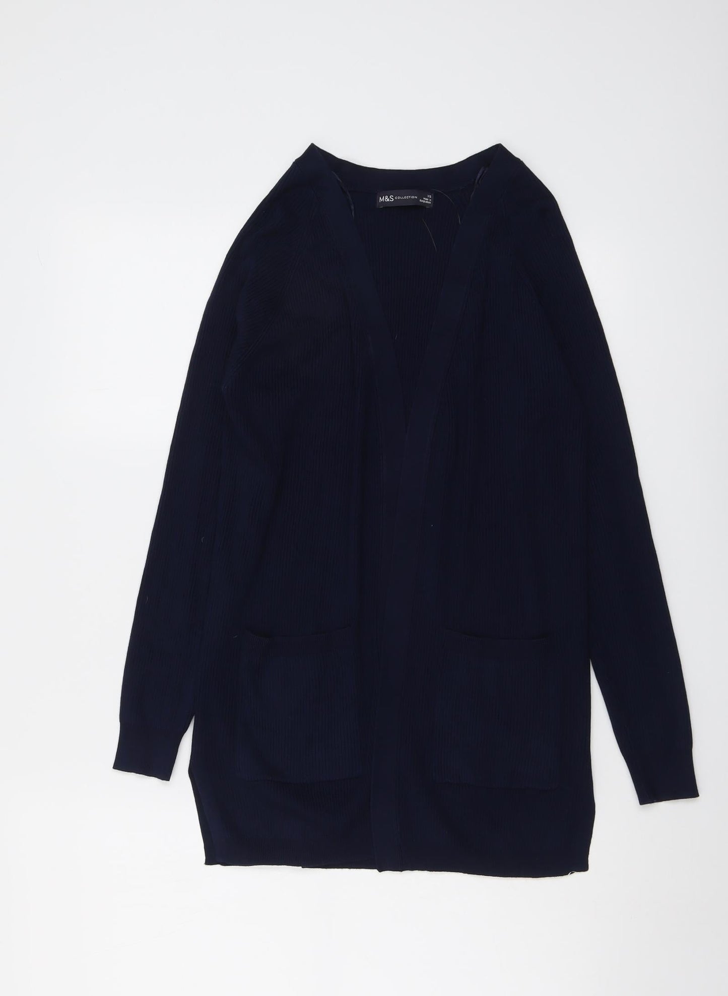 Womens UK Size XS Marks and Spencer Blue Cardigan Jumper