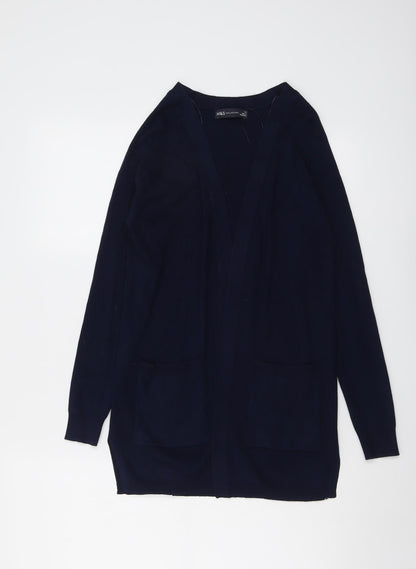 Womens UK Size XS Marks and Spencer Blue Cardigan Jumper