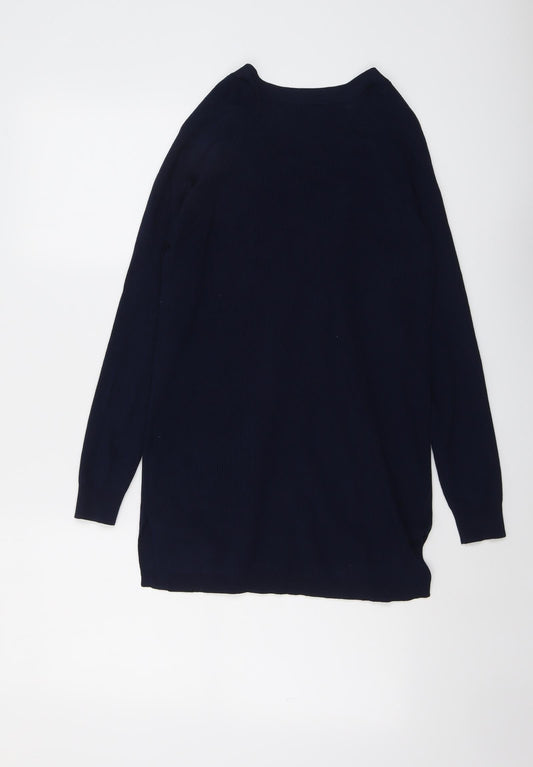 Womens UK Size XS Marks and Spencer Blue Cardigan Jumper