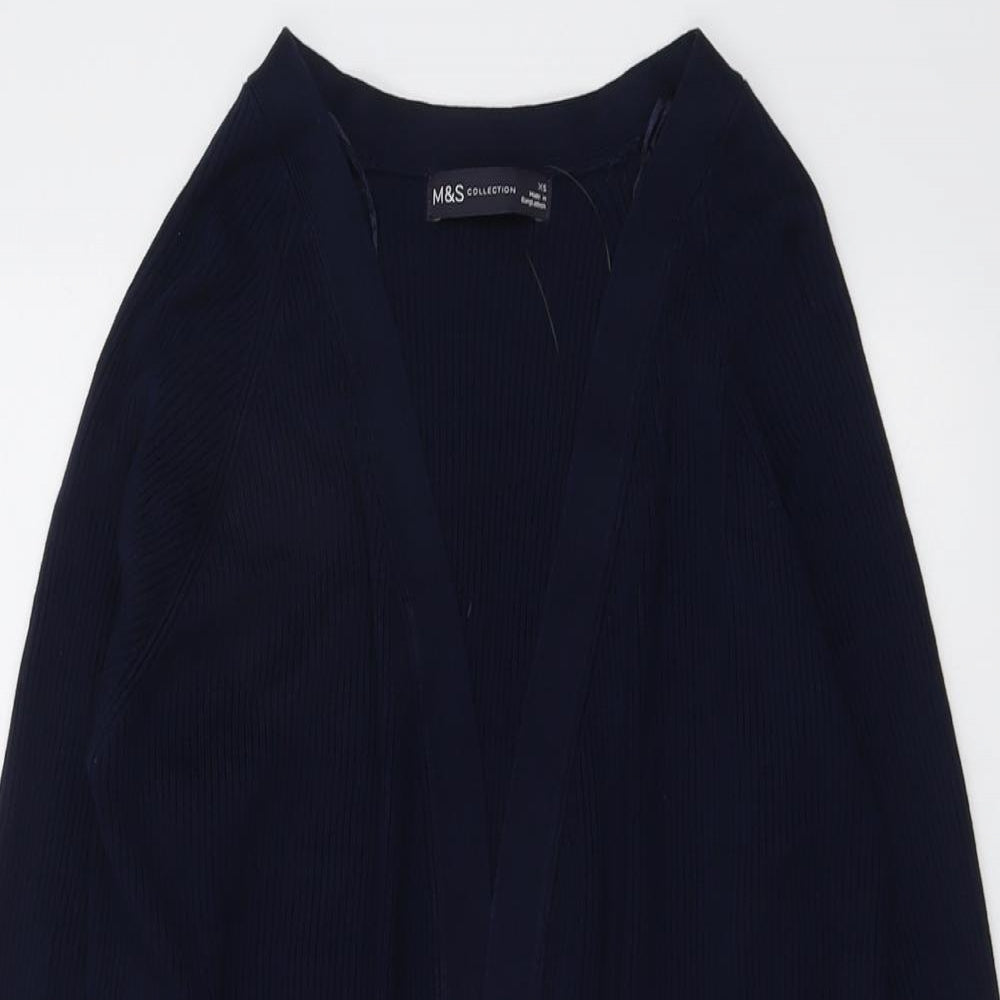 Womens UK Size XS Marks and Spencer Blue Cardigan Jumper