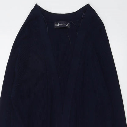 Womens UK Size XS Marks and Spencer Blue Cardigan Jumper