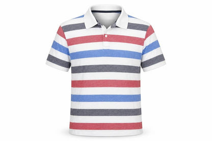 Sand Stone Womens Multicoloured Striped Cotton Basic Polo Size L Collared