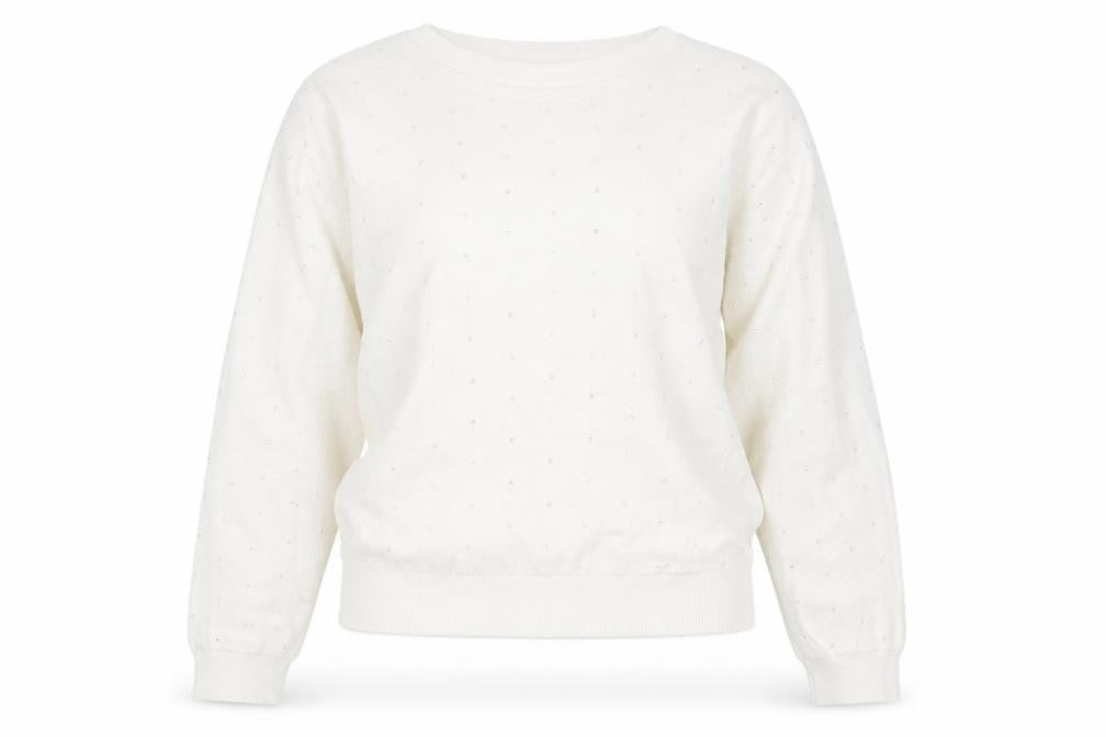 Womens UK Size M Marks and Spencer Ivory Pullover Jumper