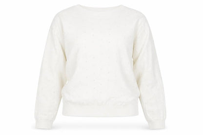Womens UK Size M Marks and Spencer Ivory Pullover Jumper