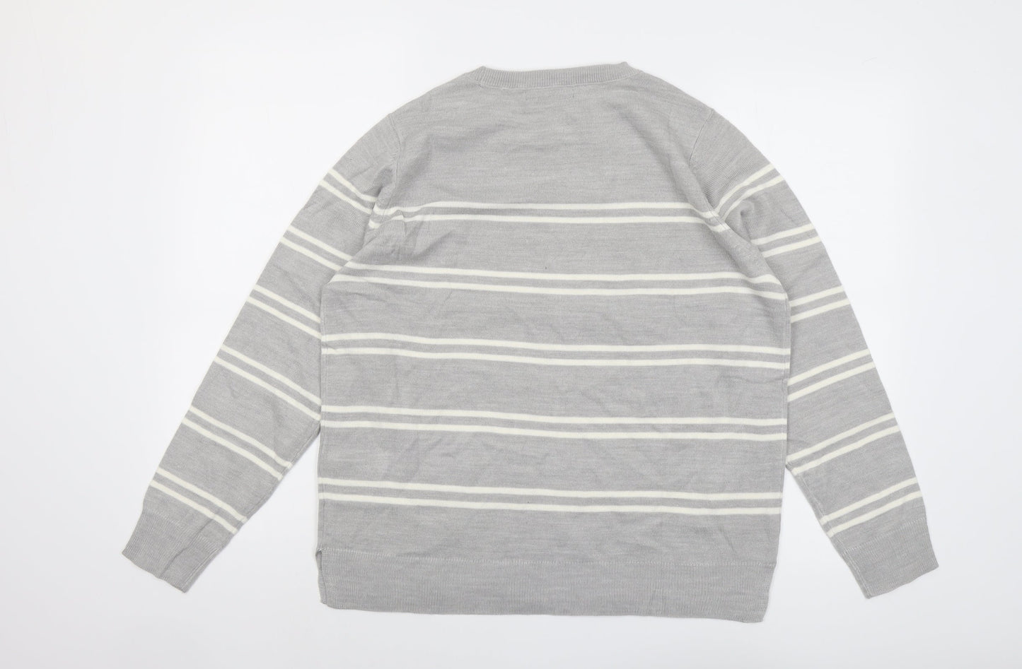 Womens UK Size 16 Marks and Spencer Grey Pullover Jumper
