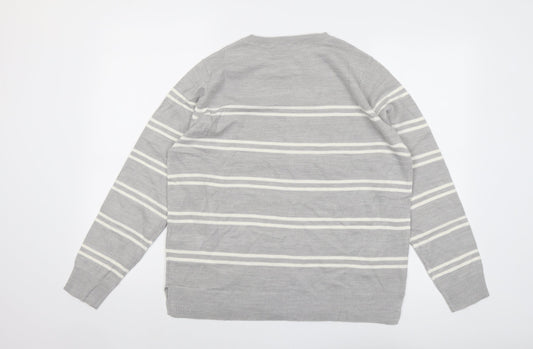 Womens UK Size 16 Marks and Spencer Grey Pullover Jumper