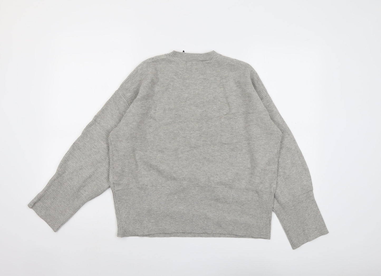 Womens UK Size M Marks and Spencer Grey Pullover Jumper