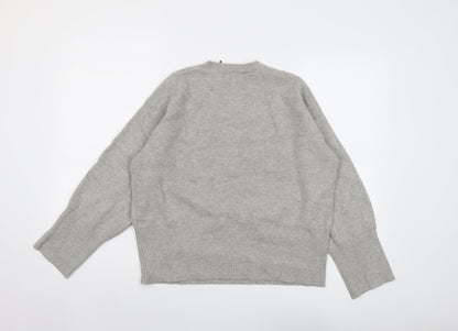 Womens UK Size M Marks and Spencer Grey Pullover Jumper
