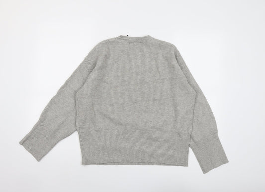Womens UK Size M Marks and Spencer Grey Pullover Jumper