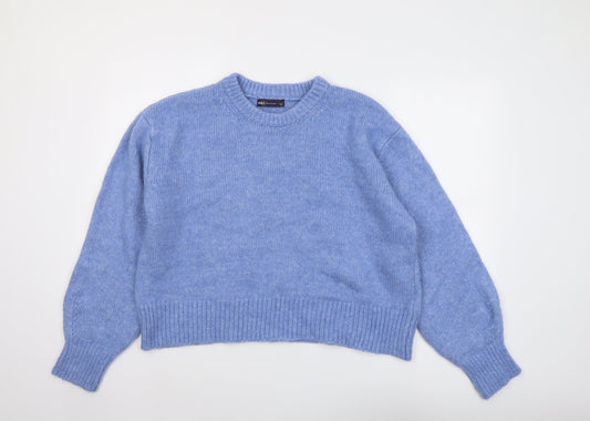 Womens UK Size L Marks and Spencer Blue Pullover Jumper