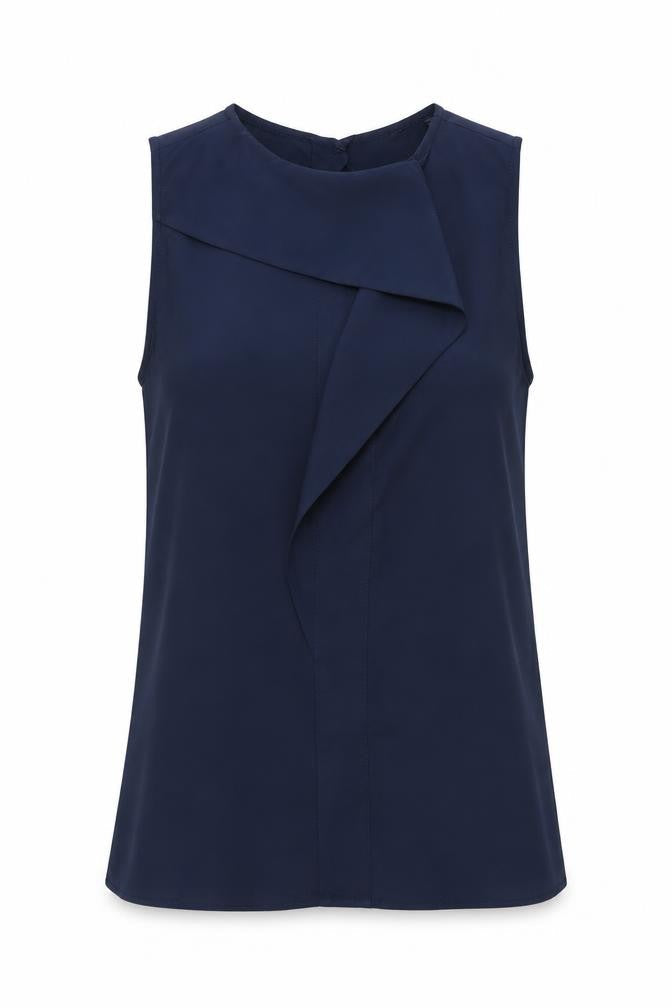 Womens UK Size XS Zara Blue Basic Tank