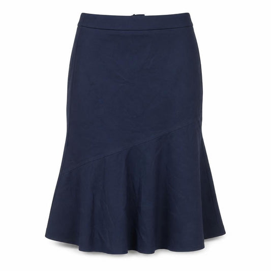 Finery Womens Blue Viscose Swing Skirt Size 10 Zip
