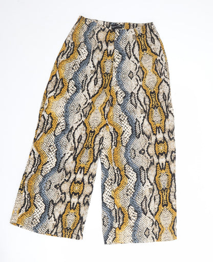 Womens UK Size 6 PRETTYLITTLETHING Regular Fit  Multicoloured Trousers