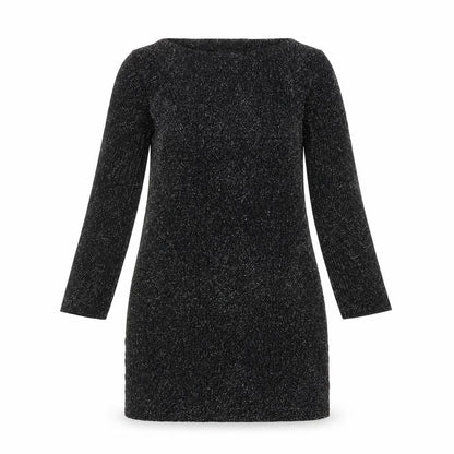 Wallis Womens Black Geometric Nylon A-Line Size XS Round Neck Pullover