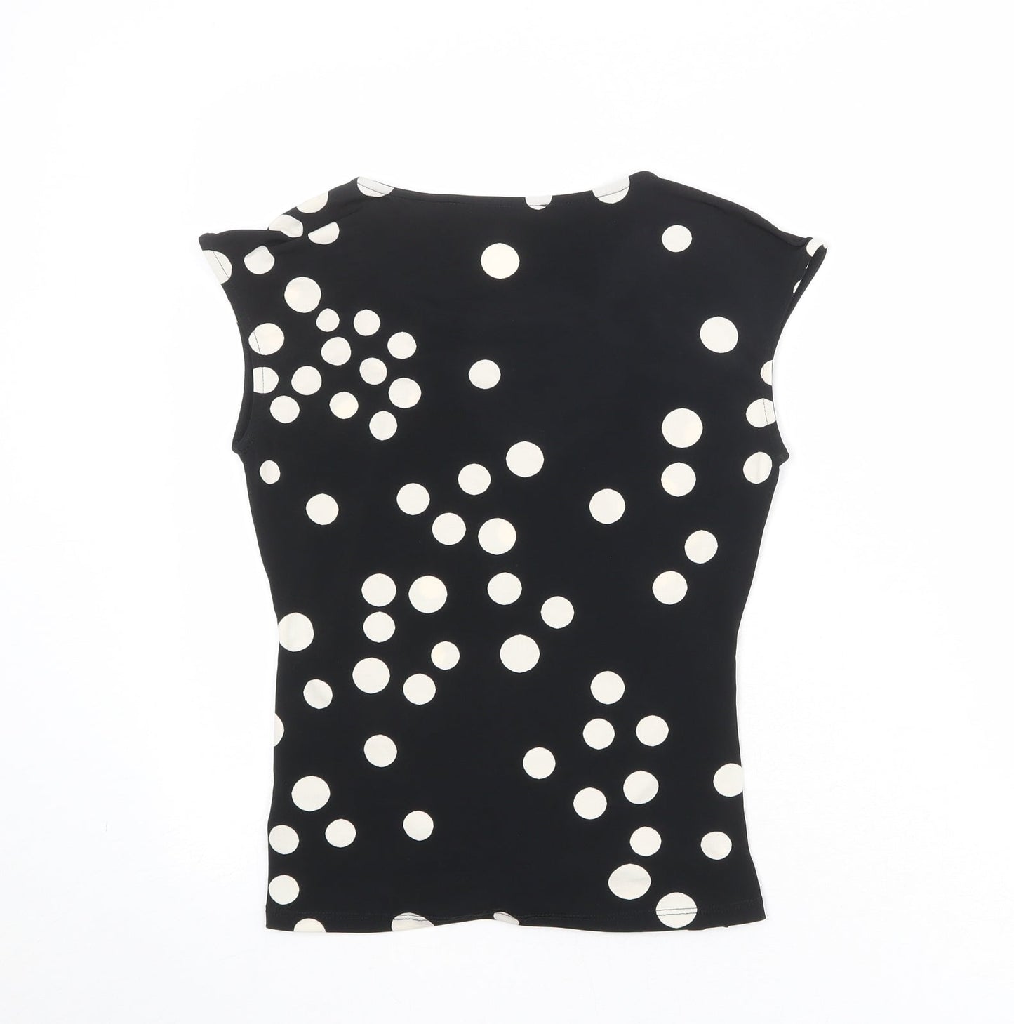 Womens UK Size 8 Principles Black Basic T-Shirt