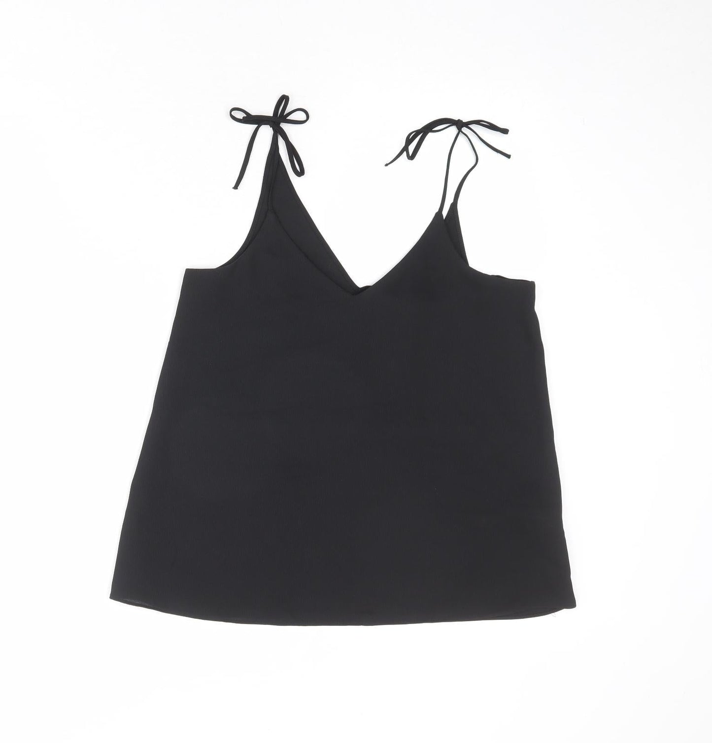 Womens UK Size 8 River Island Black Camisole Tank