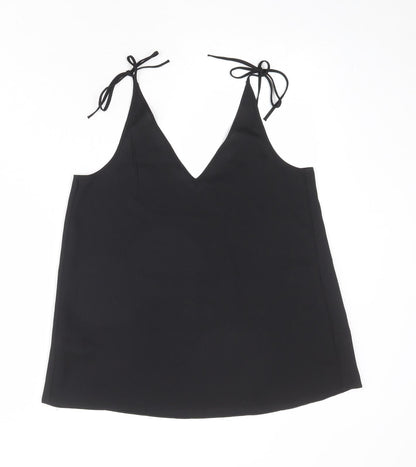 Womens UK Size 8 River Island Black Camisole Tank