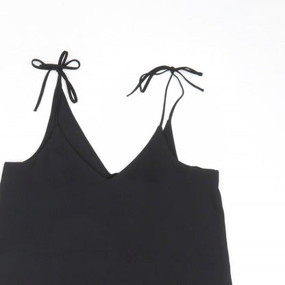 Womens UK Size 8 River Island Black Camisole Tank