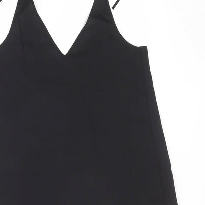 Womens UK Size 8 River Island Black Camisole Tank