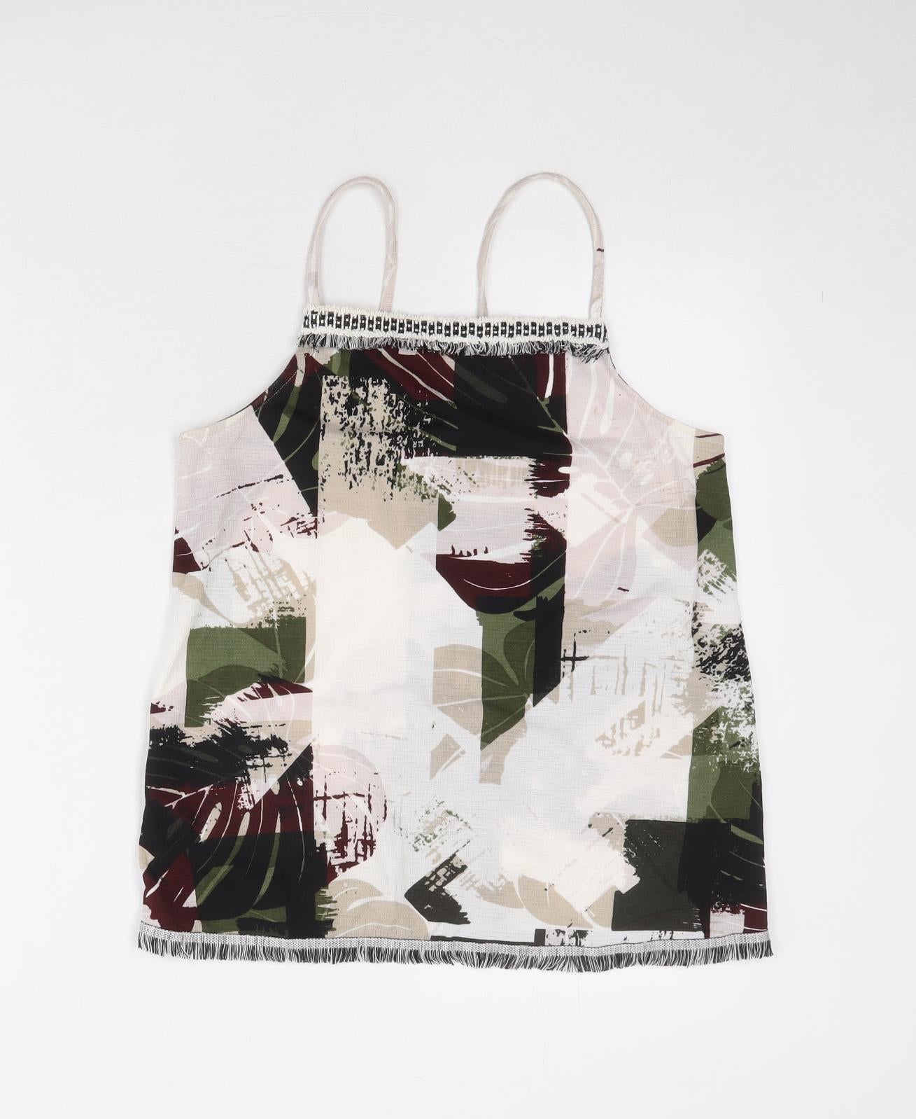 Womens UK Size 8 NEXT Multicoloured Camisole Tank