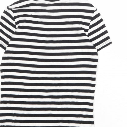 Womens UK Size S Monki Black Basic T-Shirt