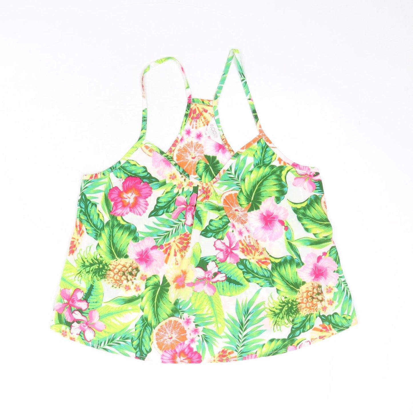 Womens UK Size 10 Debenhams Multicoloured Camisole Tank