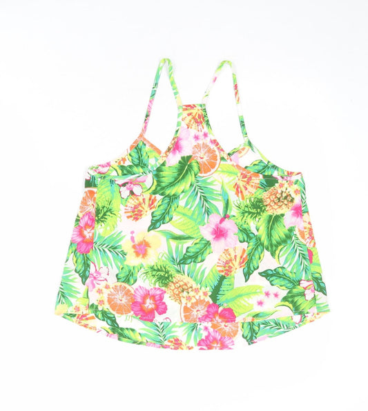 Womens UK Size 10 Debenhams Multicoloured Camisole Tank
