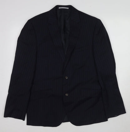 Mens UK Size 42 Marks and Spencer Regular Blue Suit Jacket