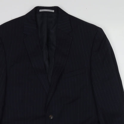 Mens UK Size 42 Marks and Spencer Regular Blue Suit Jacket