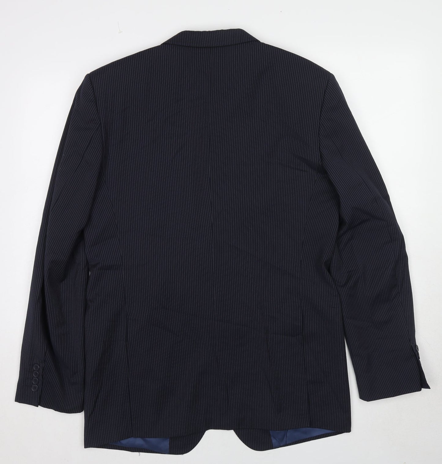 Mens UK Size 40 Marks and Spencer Regular Blue Suit Jacket