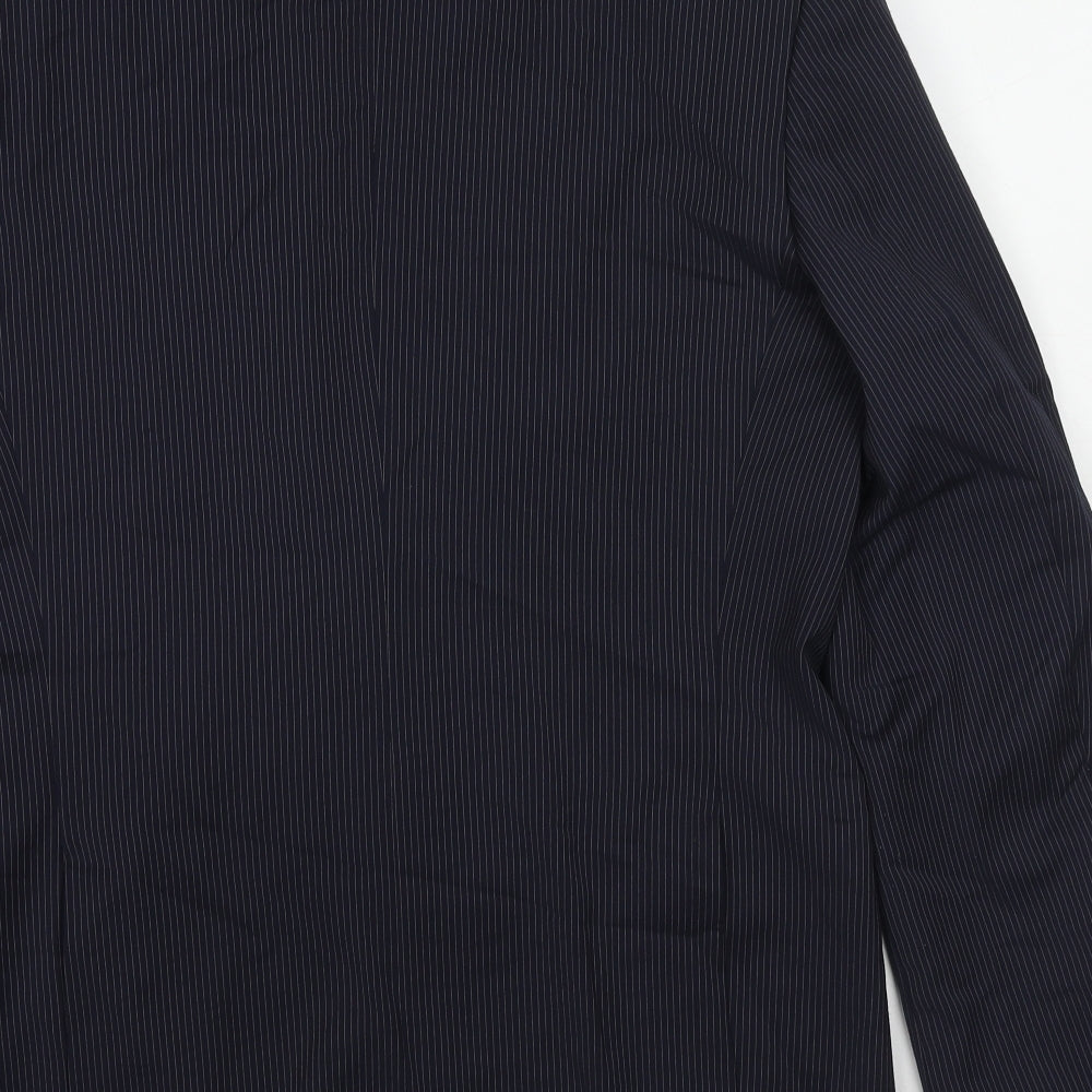 Mens UK Size 40 Marks and Spencer Regular Blue Suit Jacket