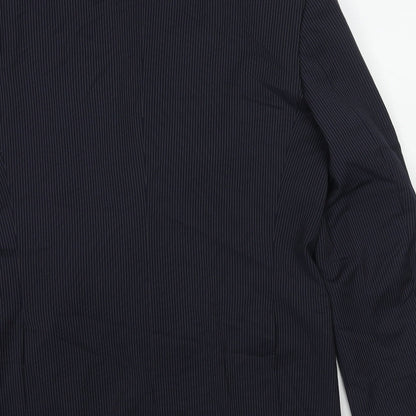 Mens UK Size 40 Marks and Spencer Regular Blue Suit Jacket