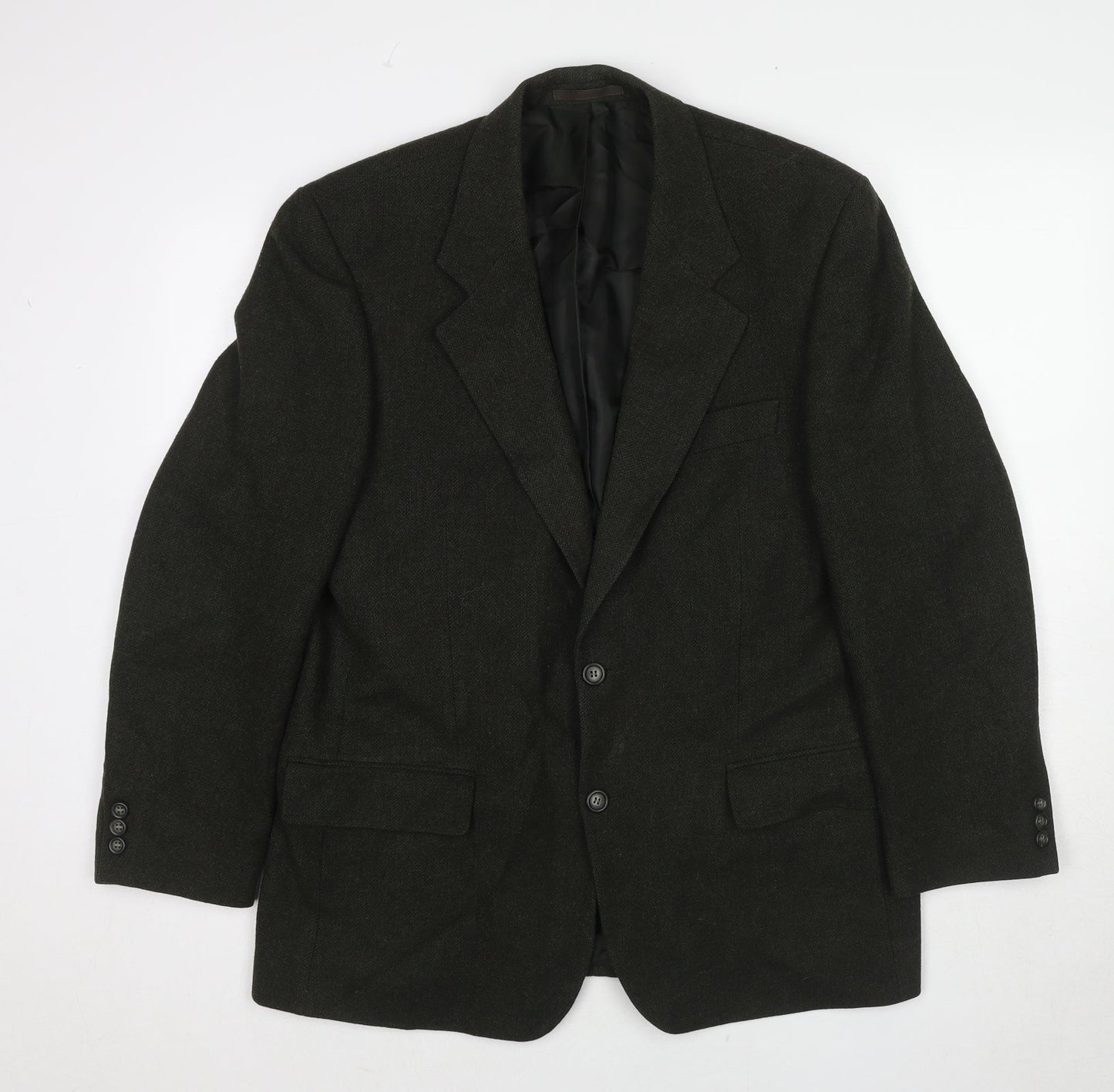 Mens UK Size 40 Marks and Spencer Regular Green Suit Jacket