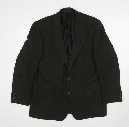 Mens UK Size 40 Marks and Spencer Regular Green Suit Jacket
