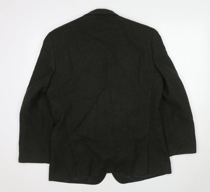 Mens UK Size 40 Marks and Spencer Regular Green Suit Jacket