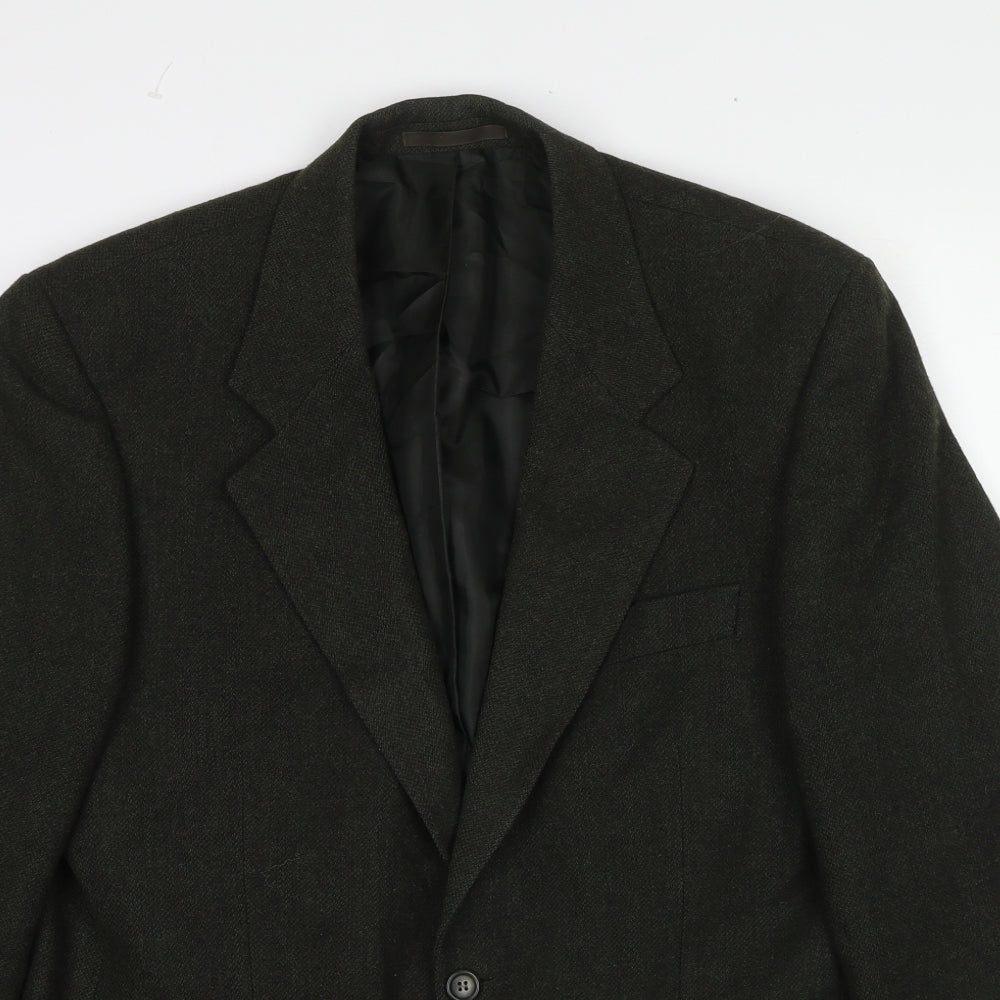 Mens UK Size 40 Marks and Spencer Regular Green Suit Jacket