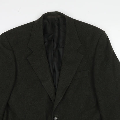 Mens UK Size 40 Marks and Spencer Regular Green Suit Jacket