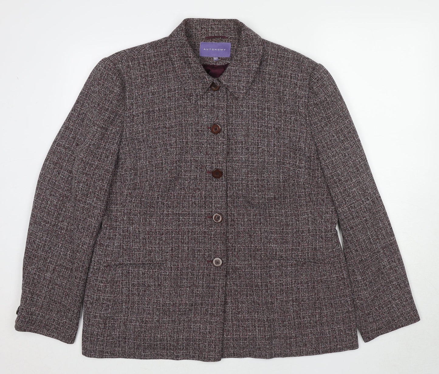 Autonomy Womens Red Jacket Size 20 Button