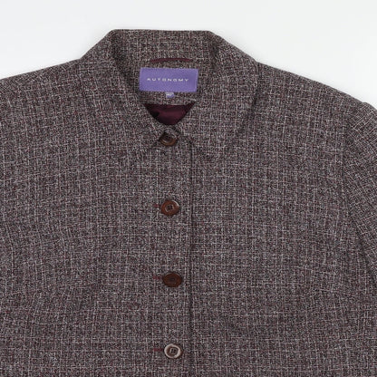 Autonomy Womens Red Jacket Size 20 Button