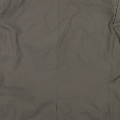 BHS Mens Grey Polyester Jacket Suit Jacket Size 46 Regular