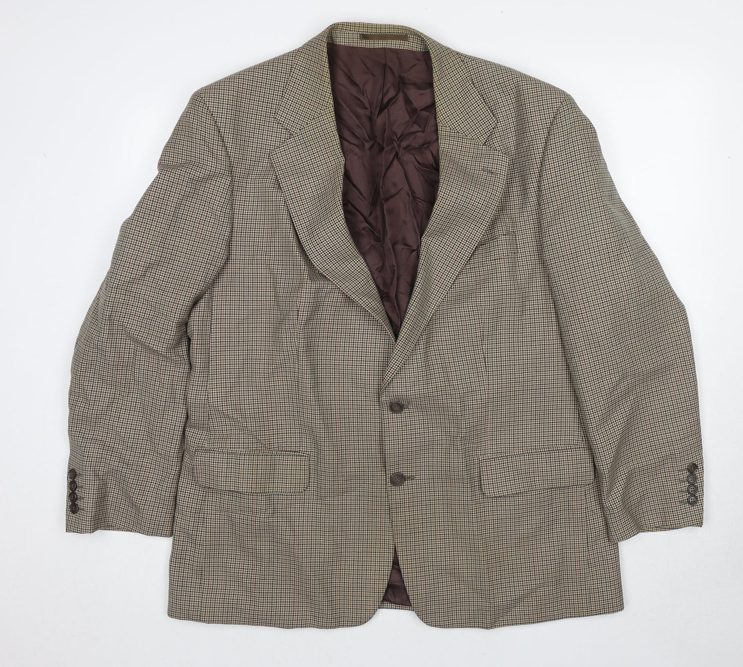 Mens UK Size 46 Mr Harry Regular Beige Suit Jacket