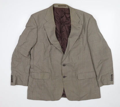 Mens UK Size 46 Mr Harry Regular Beige Suit Jacket