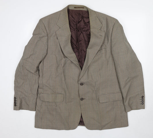 Mens UK Size 46 Mr Harry Regular Beige Suit Jacket
