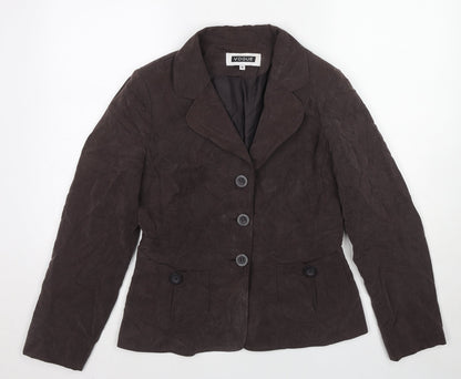 Womens UK Size 10 Vogue Brown Jacket