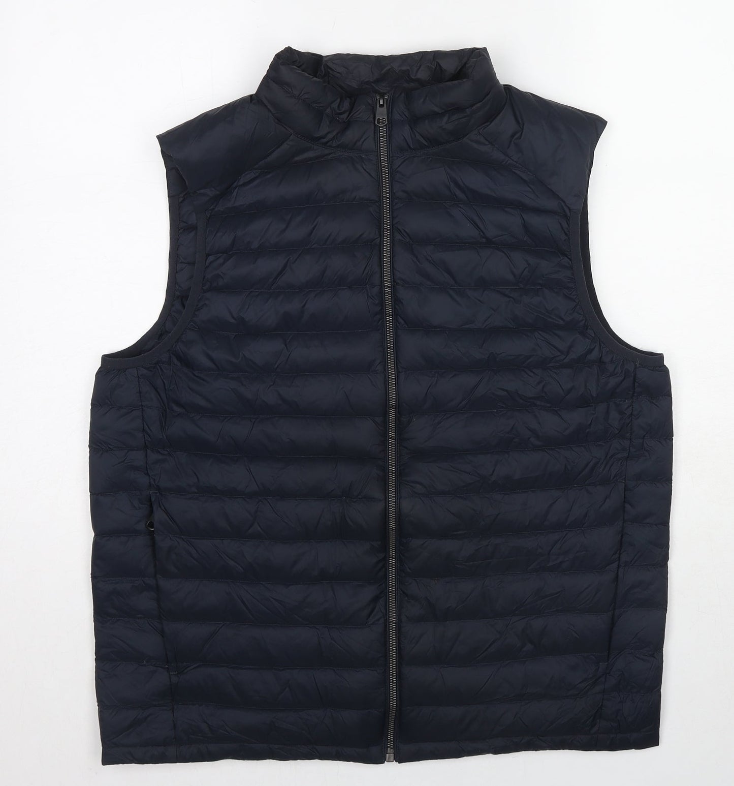 Marks and Spencer Womens Blue Gilet Jacket Size L Zip