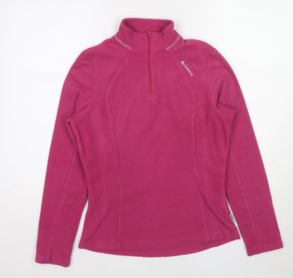 Quechua Womens Pink Polyester Pullover Sweatshirt Size M Pullover