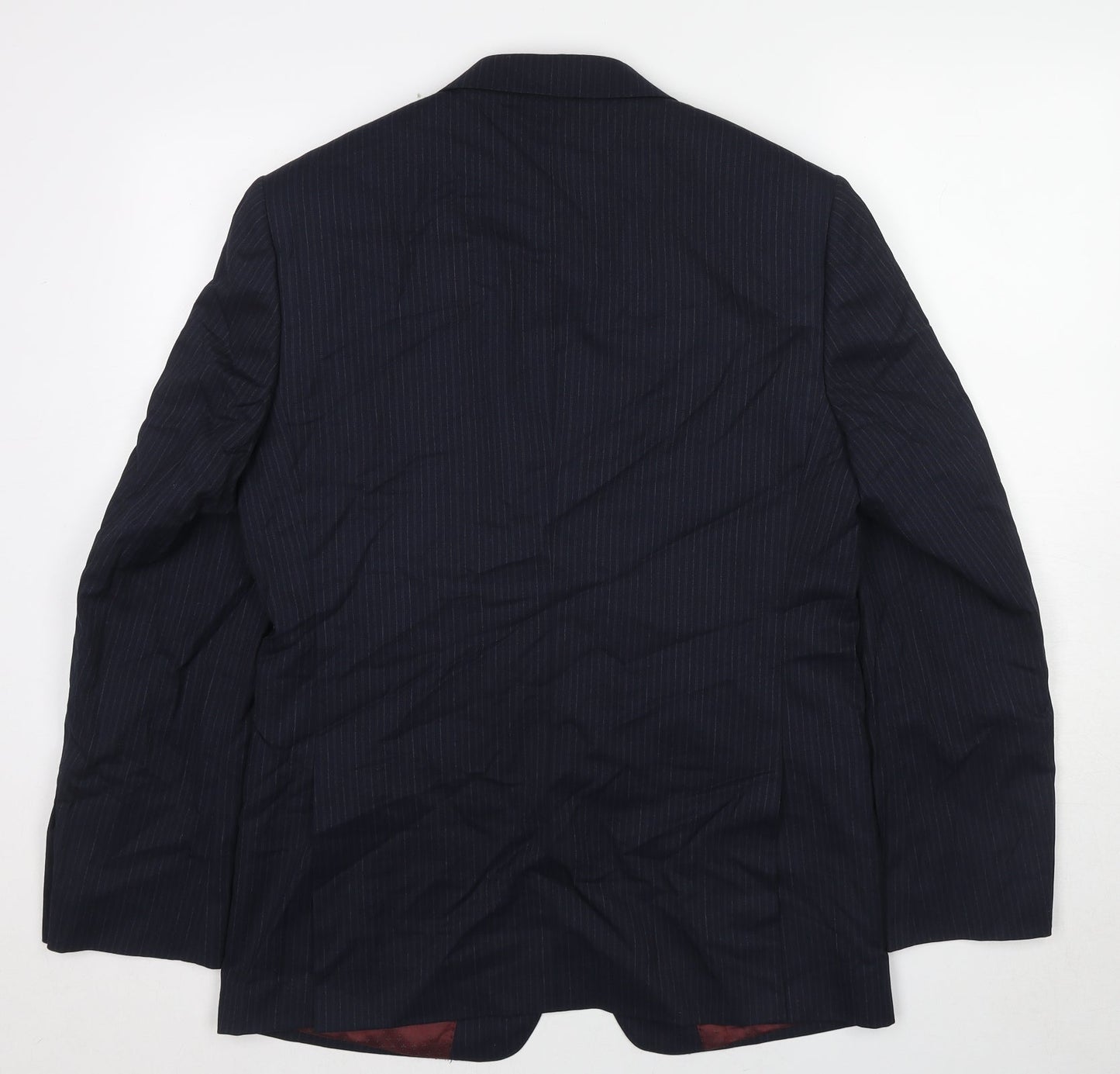 Mens UK Size 38 Marks and Spencer Regular Blue Suit Jacket