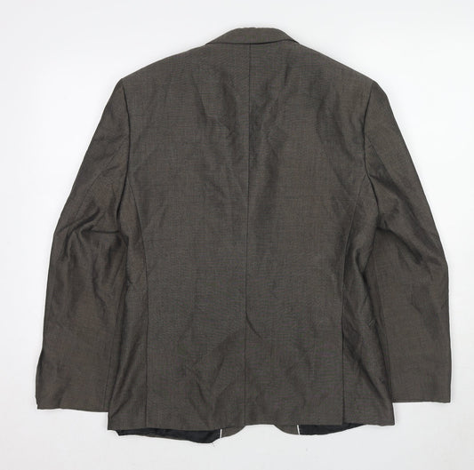 Mens UK Size 38 Red Herring Regular Grey Suit Jacket