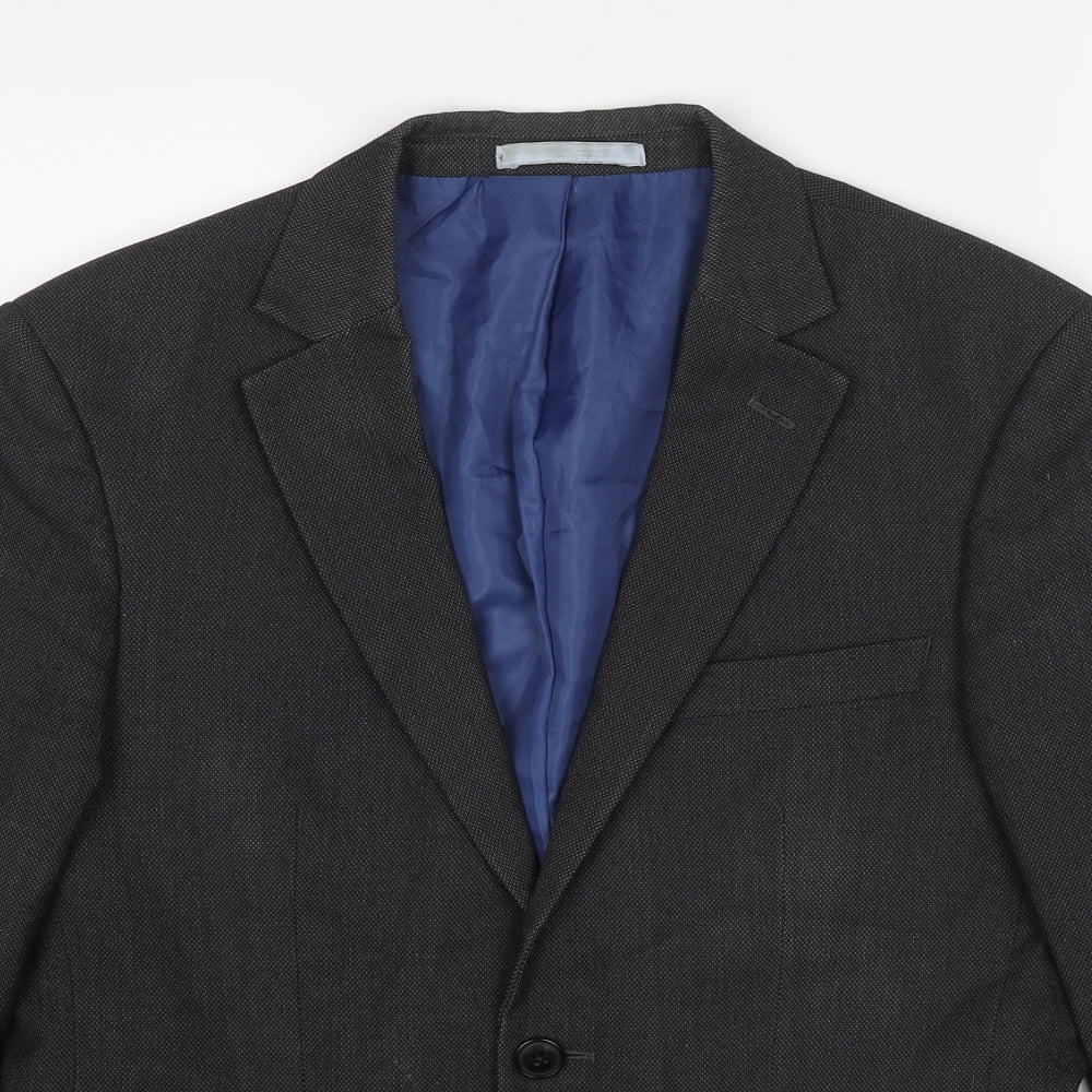 Mens UK Size 38 Marks and Spencer Regular Grey Suit Jacket